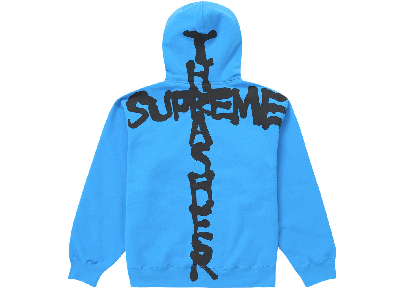 Supreme Thrasher Zip Up Hooded Sweatshirt Bright Blue