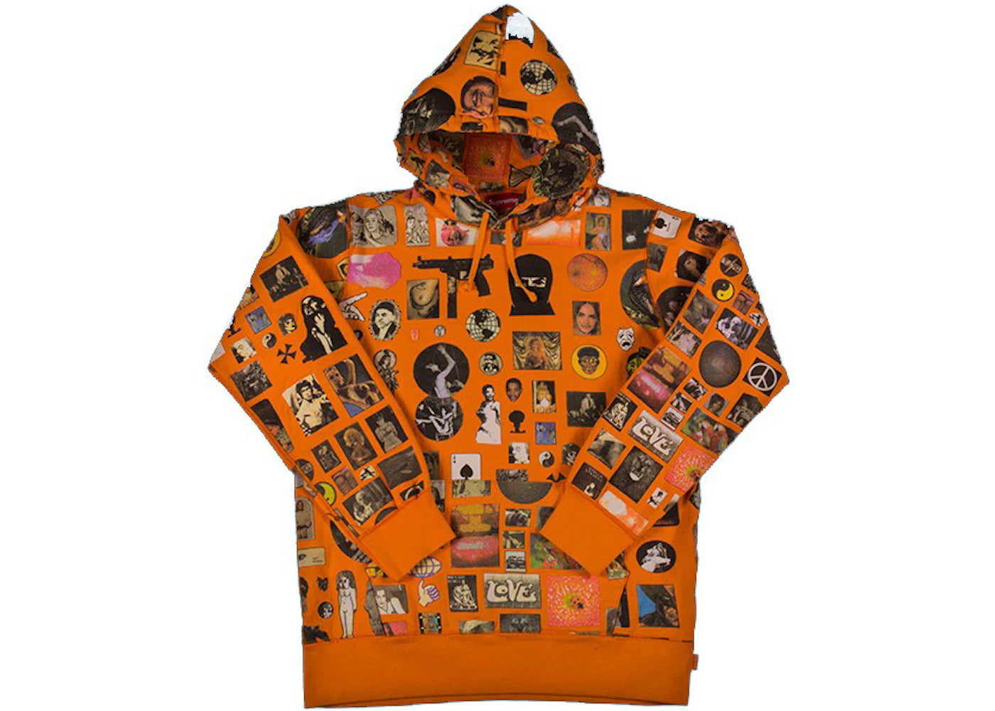 Supreme Thrills Hooded Sweatshirt Orange