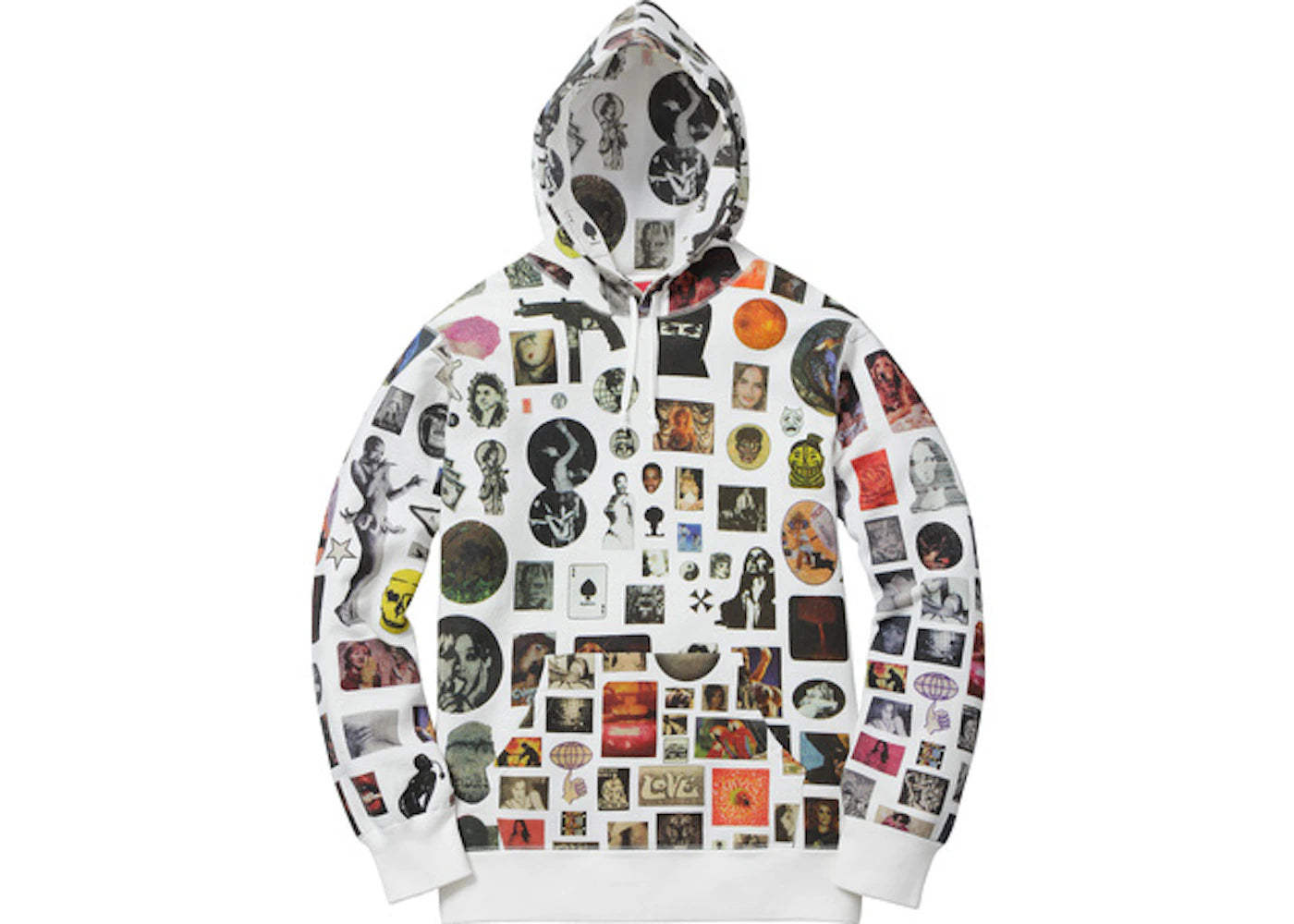 Supreme Thrills Hooded Sweatshirt White