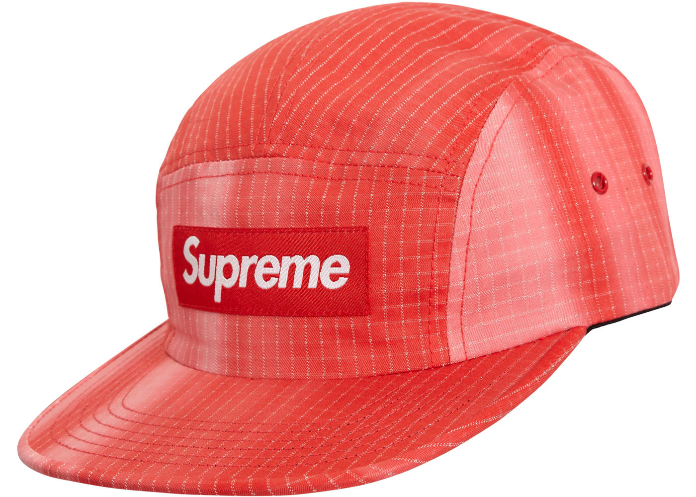 Supreme Tie Dye Ripstop Camp Cap Red