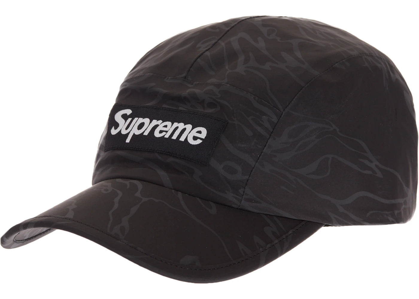 Supreme Tiger Camo Reflective Camp Cap Black