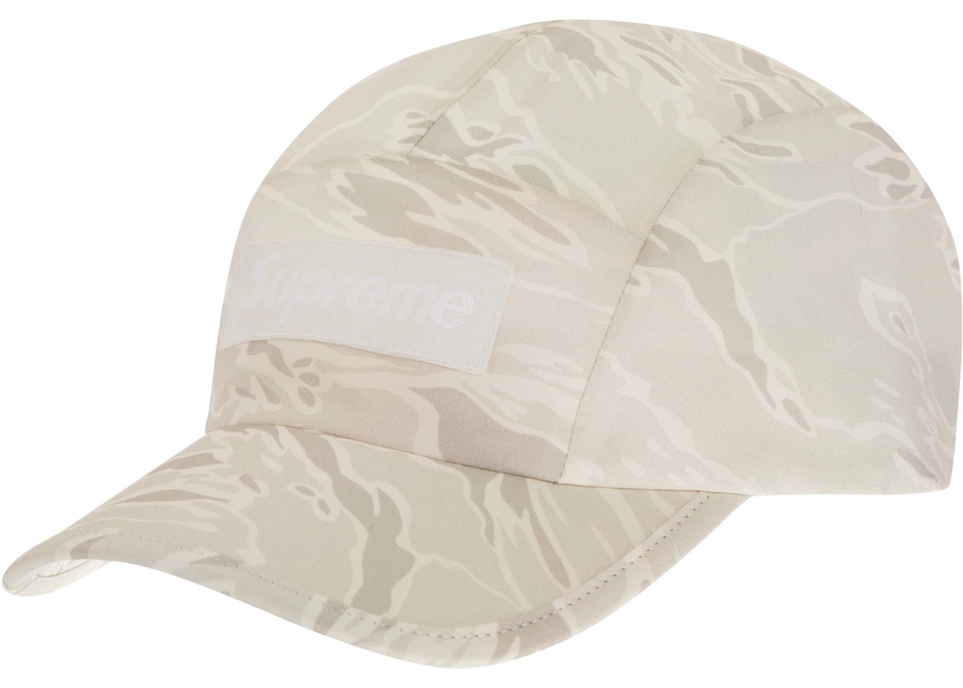 Supreme Tiger Camo Reflective Camp Cap White