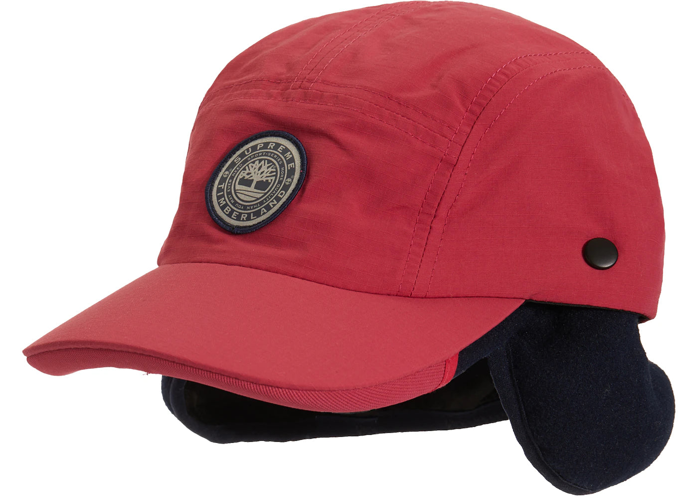 Supreme Timberland 2-In-1 Earflap Camp Cap Burgundy