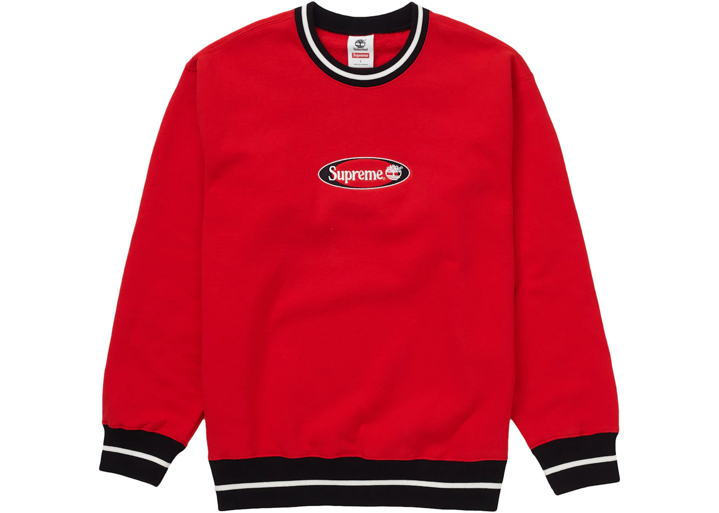 Supreme Timberland Crewneck (SS21) Red