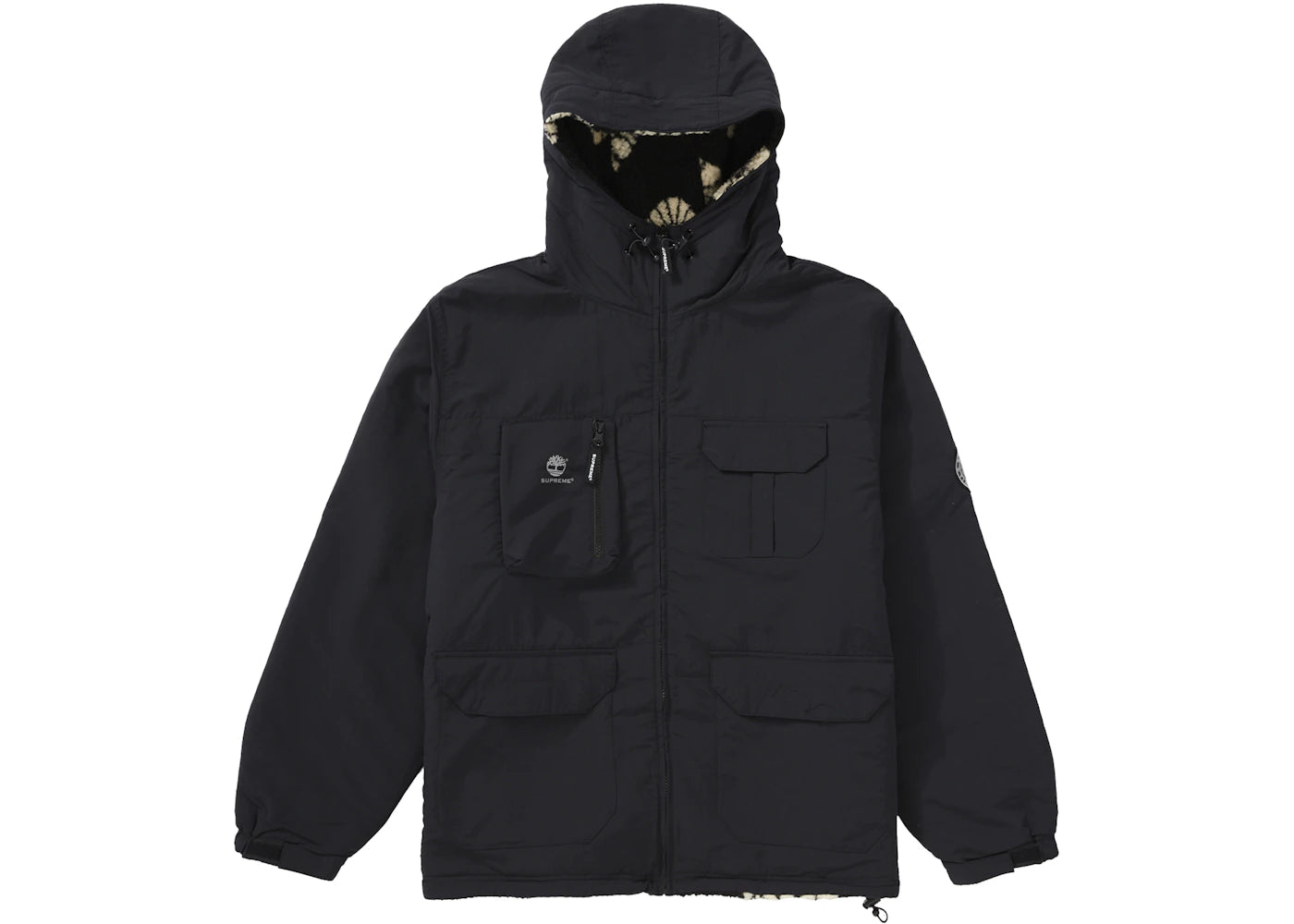 Supreme Timberland Reversible Ripstop Jacket Black
