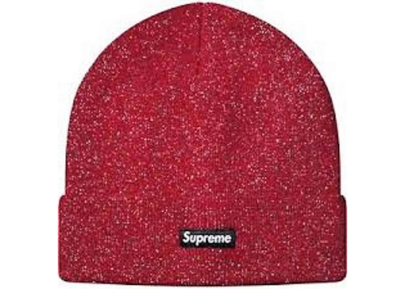 Supreme Tinsel Beanie Dark Red