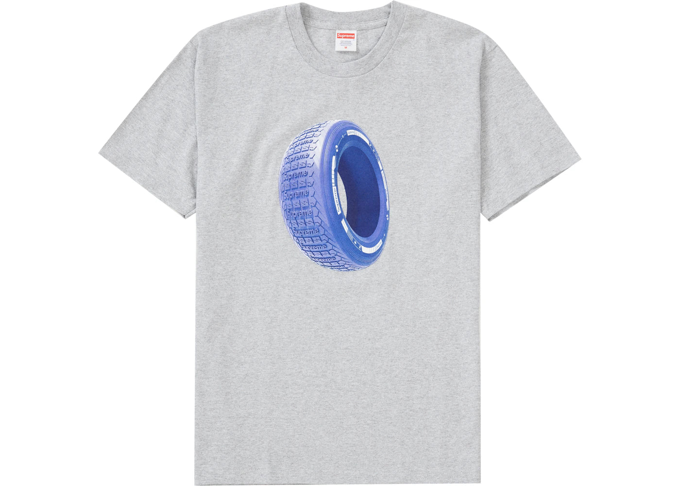 Supreme Tire Tee Heather Grey