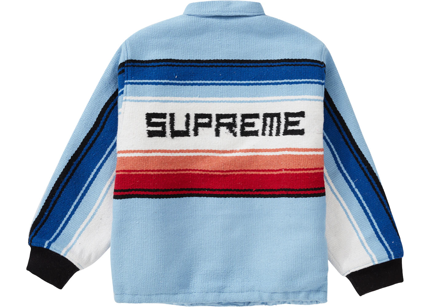 Supreme Tlaxcala Blanket Jacket Light Blue