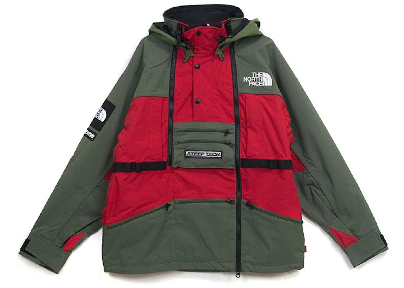 Supreme The North Face Steep Tech Hooded Jacket Olive