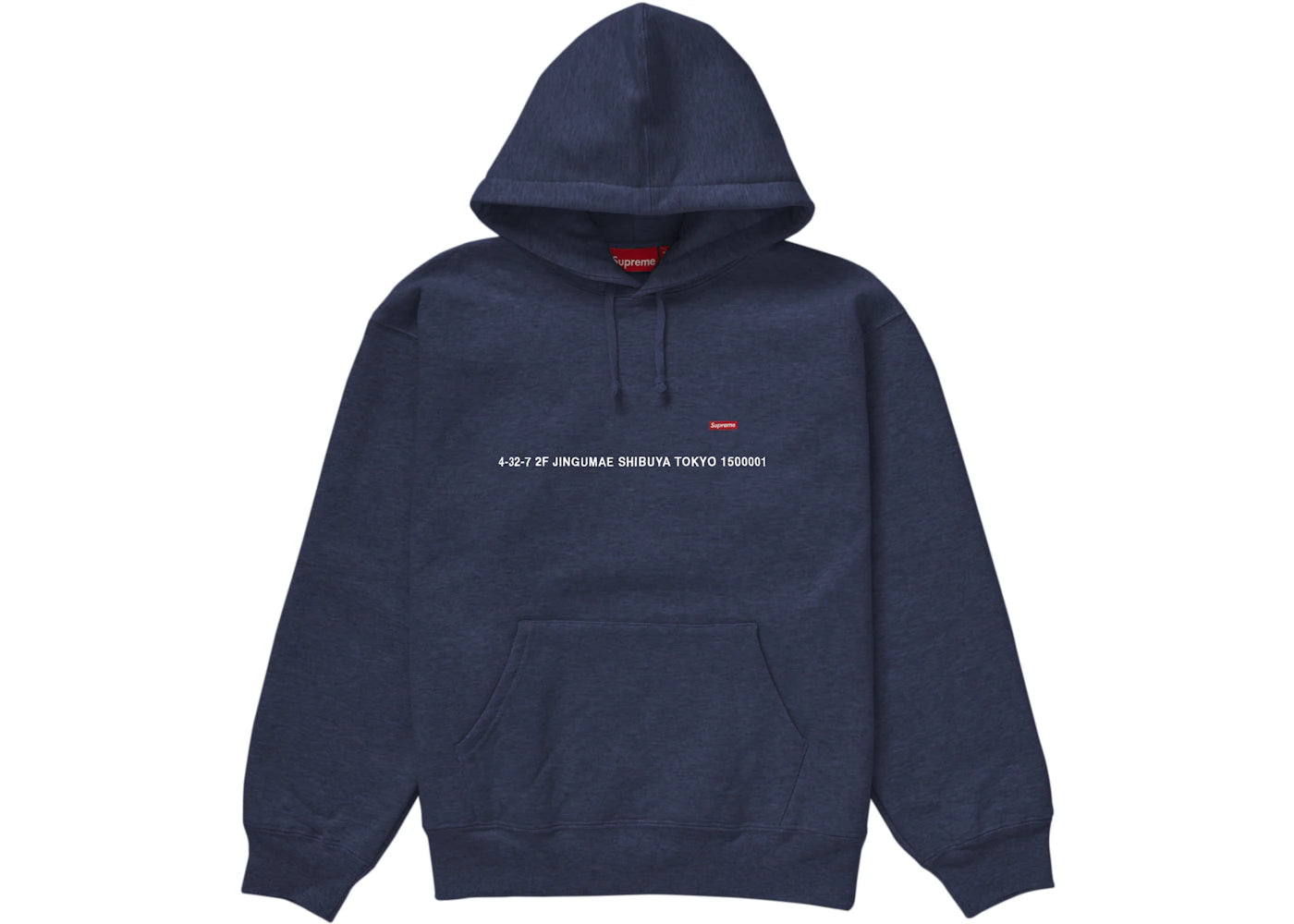 Supreme Small Box Hooded Sweatshirt (Tokyo Shop) Navy