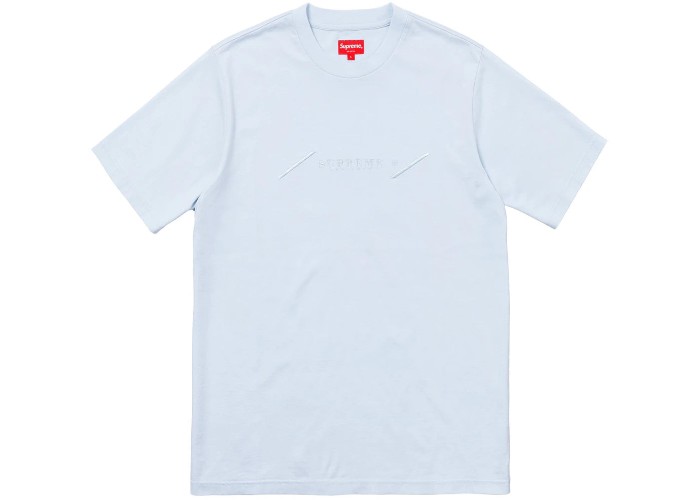 Supreme Tonal Embroidery Top Light Blue