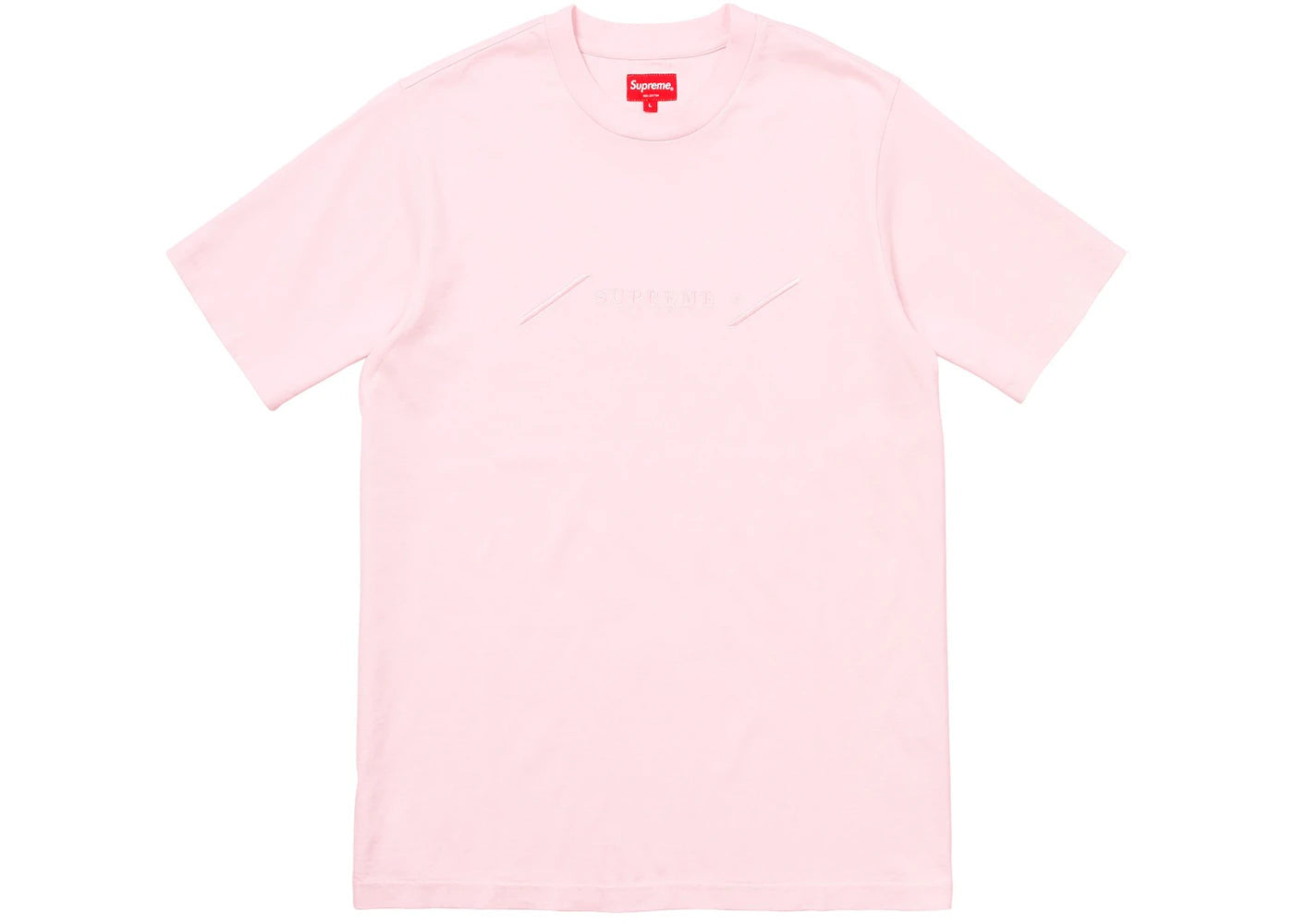 Supreme Tonal Embroidery Top Light Pink
