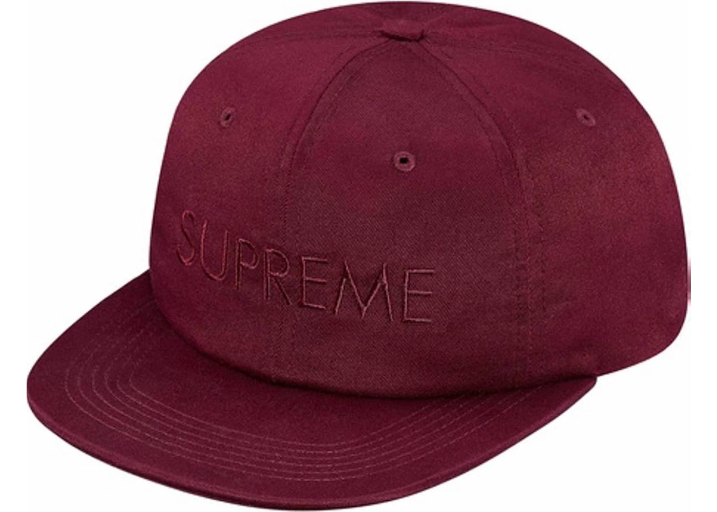 Supreme Tonal Logo Burgundy