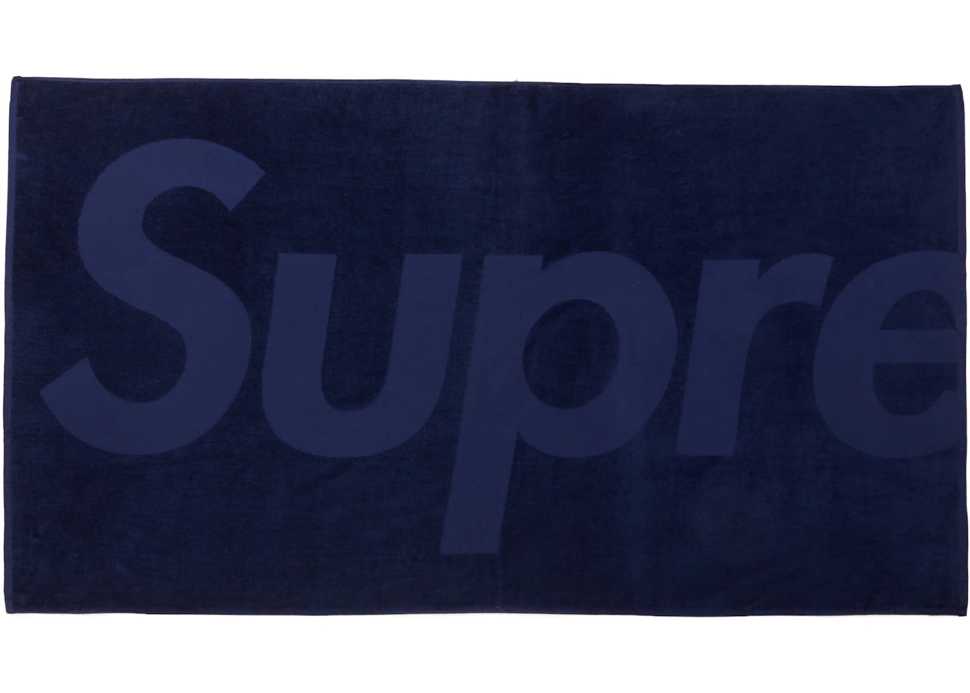 Supreme Tonal Logo Towel Navy