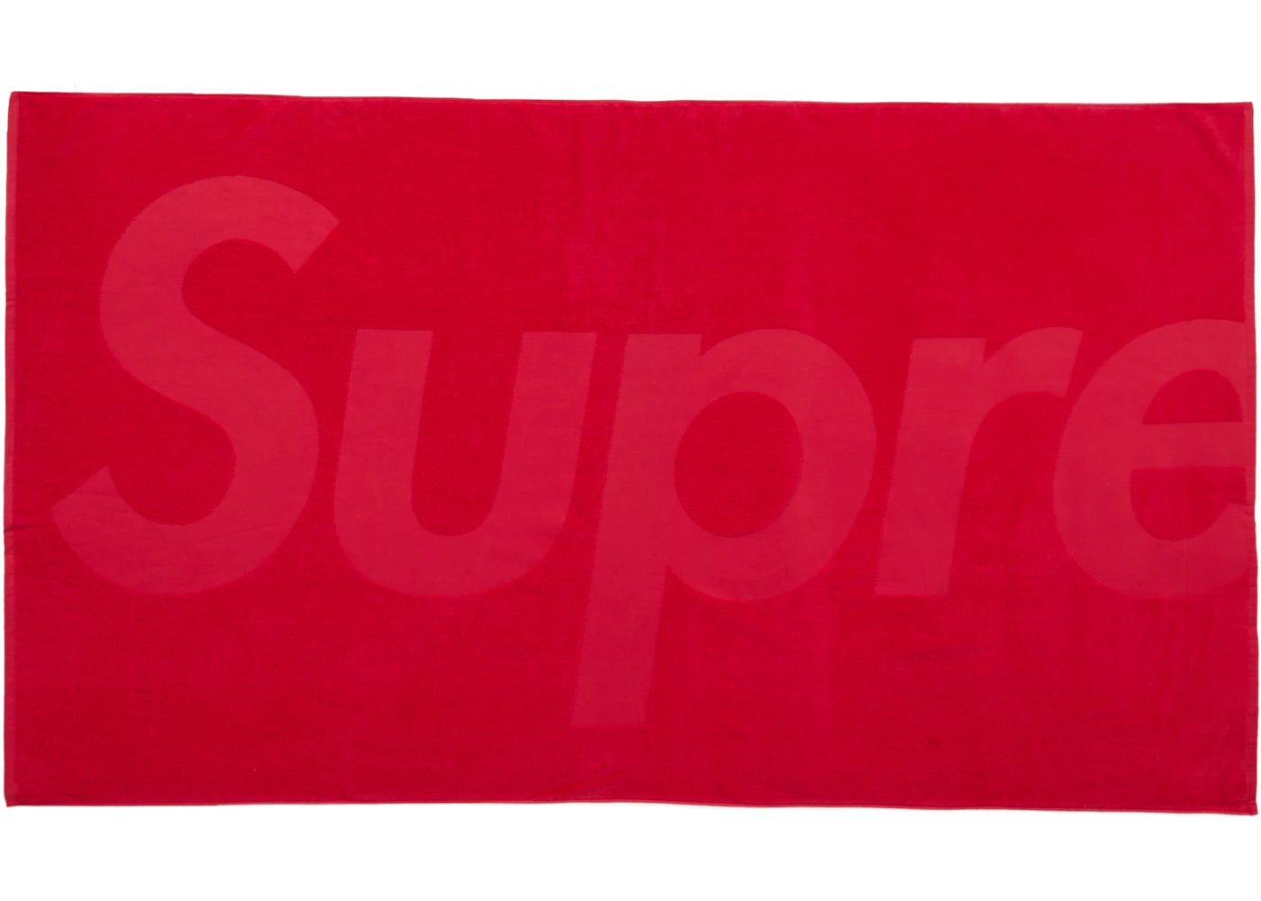 Supreme Tonal Logo Towel Red