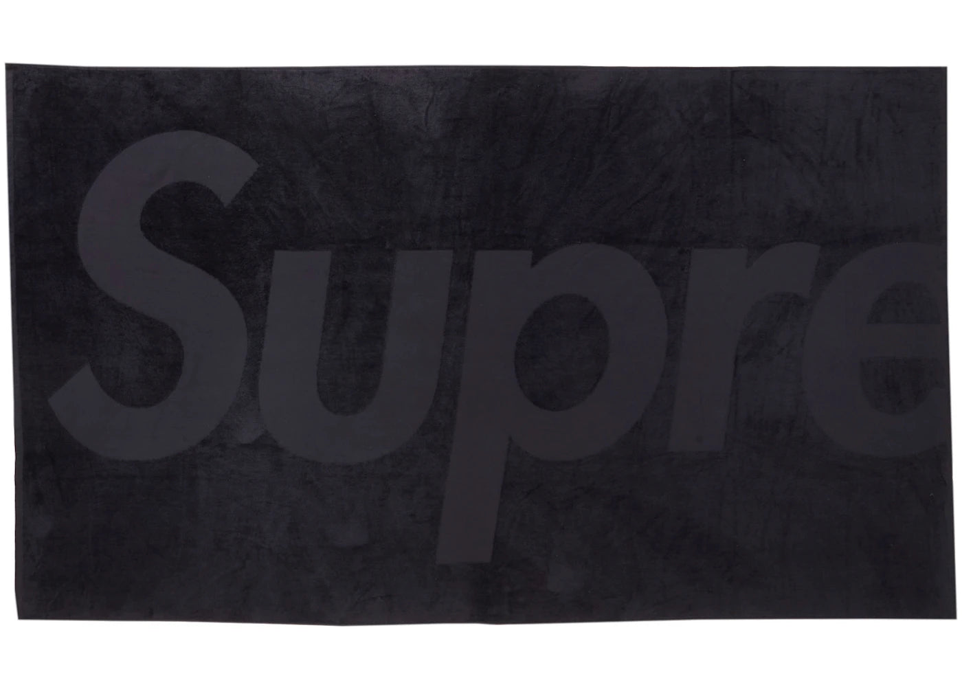 Supreme Tonal Logo Towel (SS24) Black