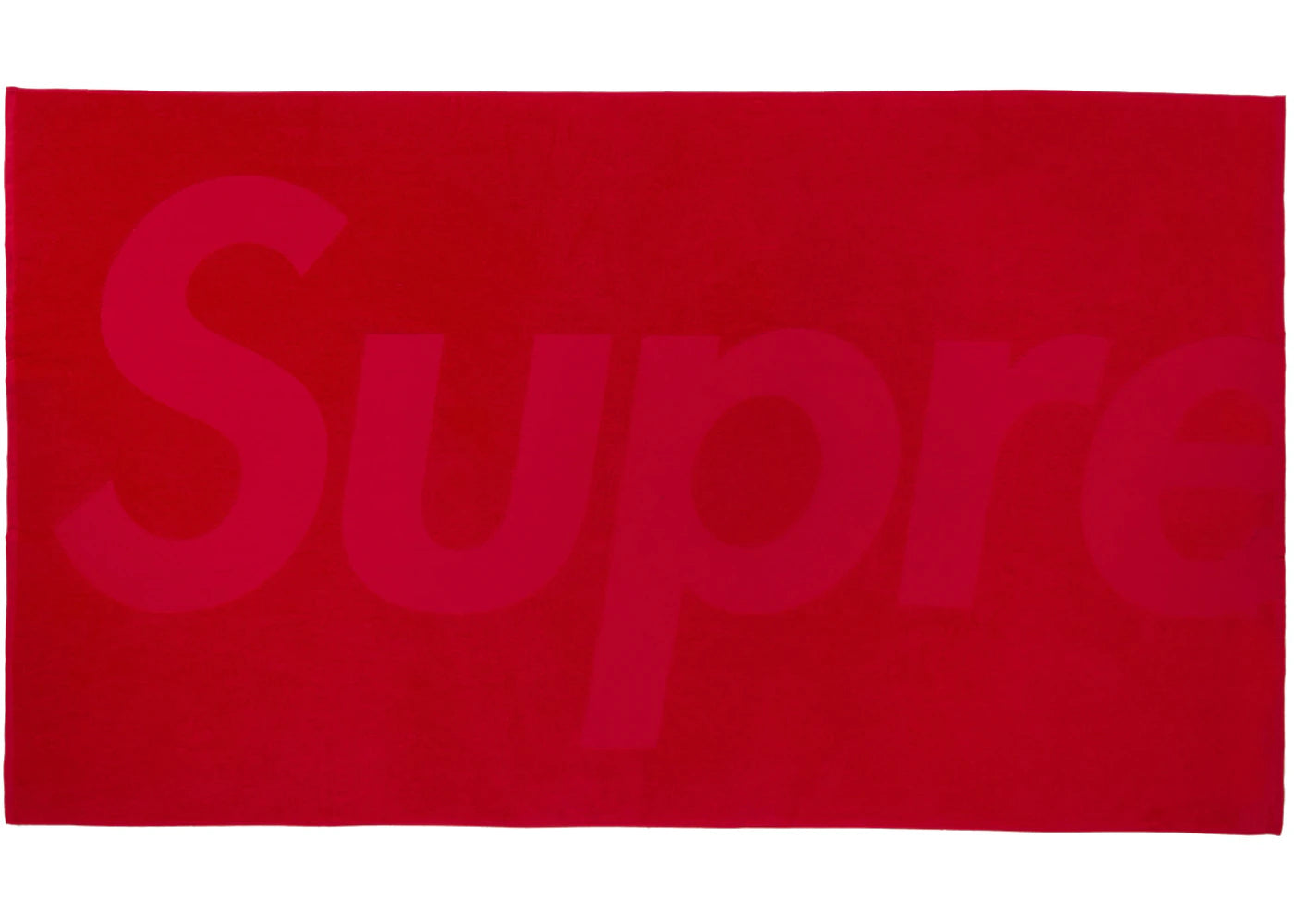 Supreme Tonal Logo Towel (SS24) Red