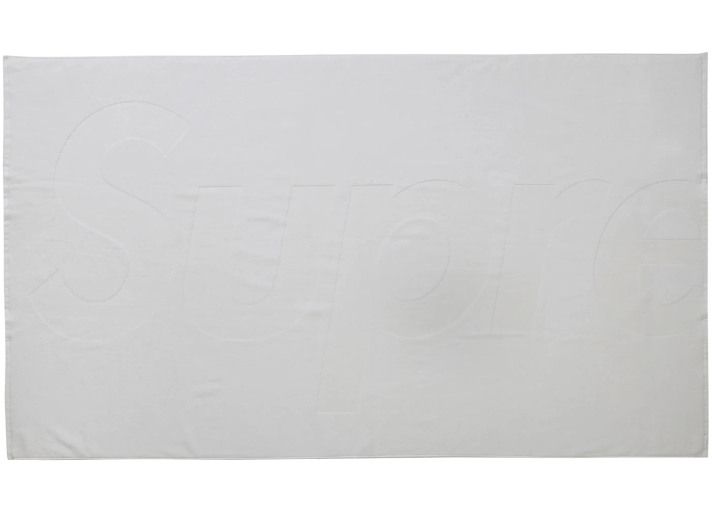 Supreme Tonal Logo Towel (SS24) White