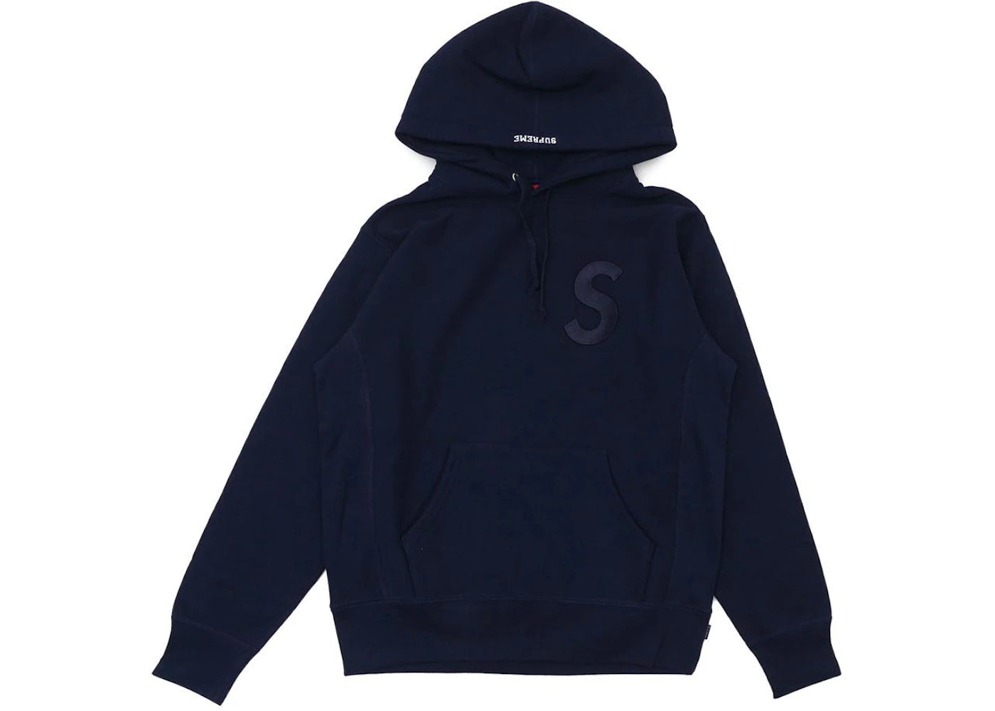 Supreme Tonal S Logo Hoodie Navy