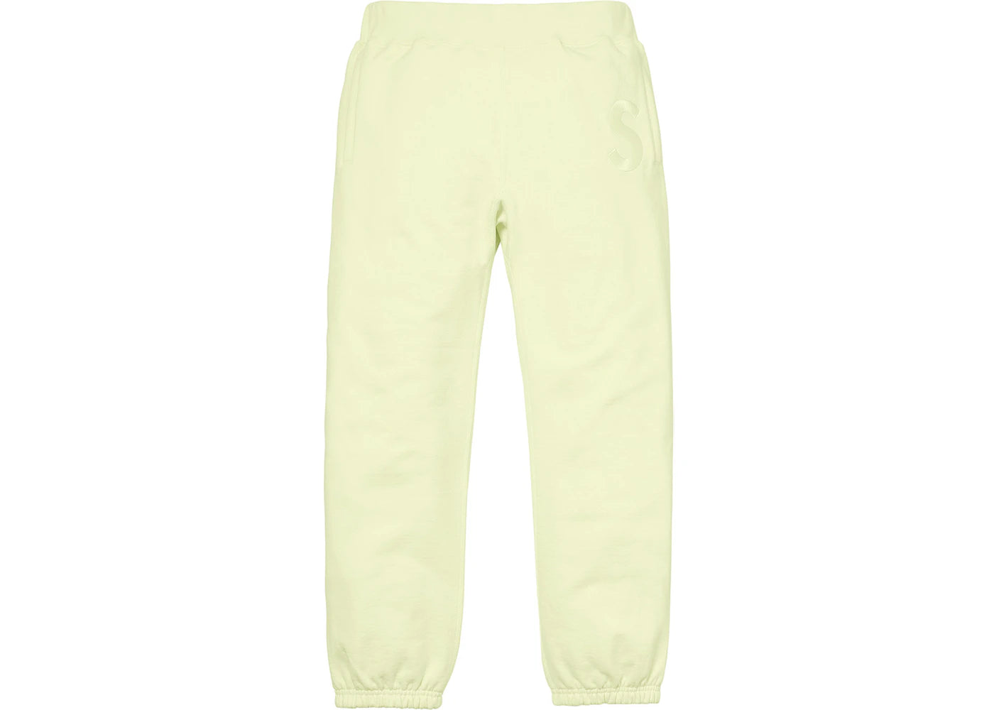 Supreme Tonal S Logo Sweatpant Pale Lime