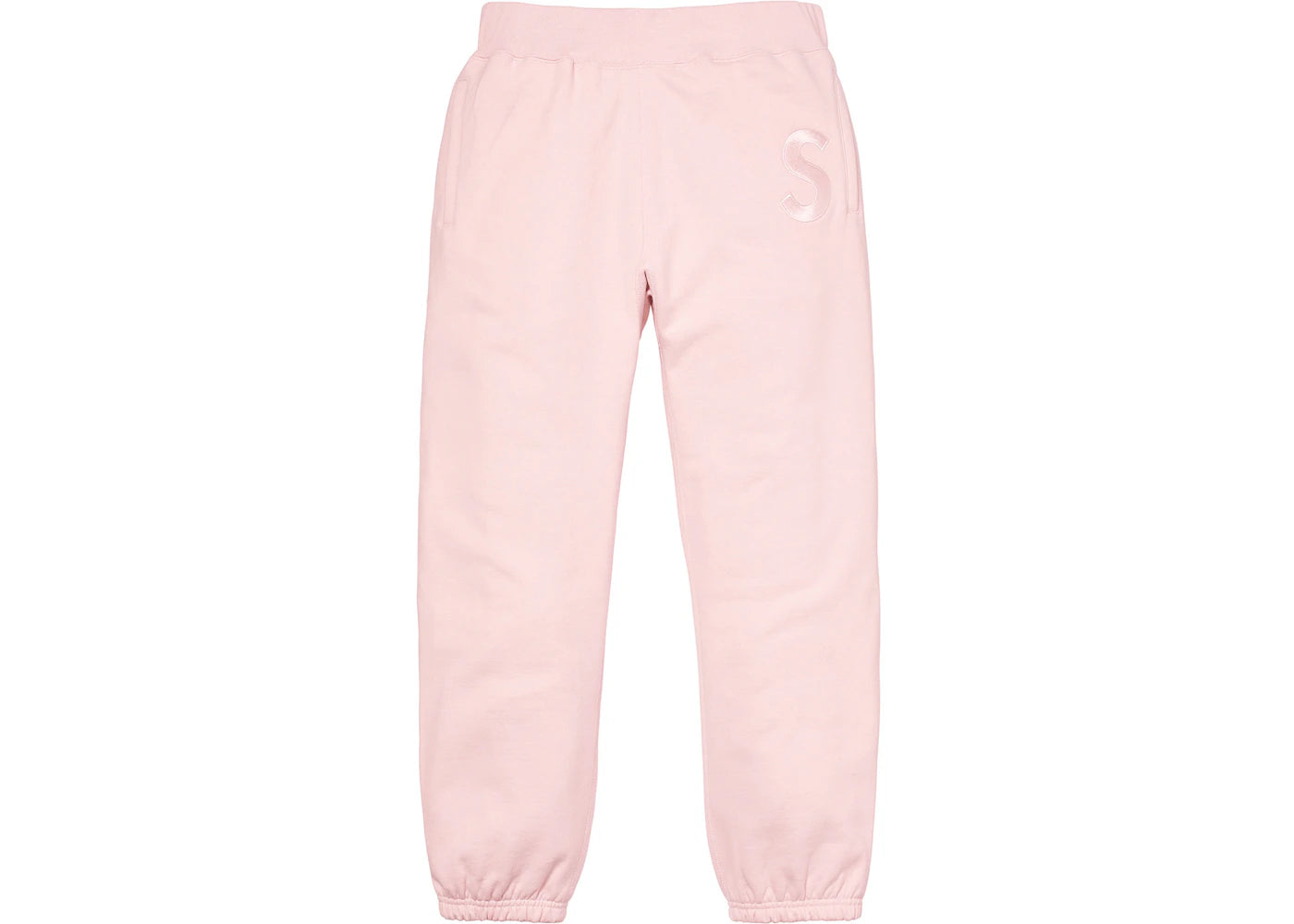Supreme Tonal S Logo Sweatpant Pale Pink