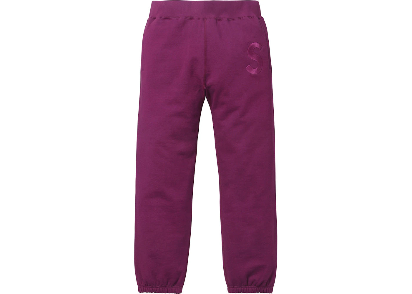Supreme Tonal S Logo Sweatpant Plum