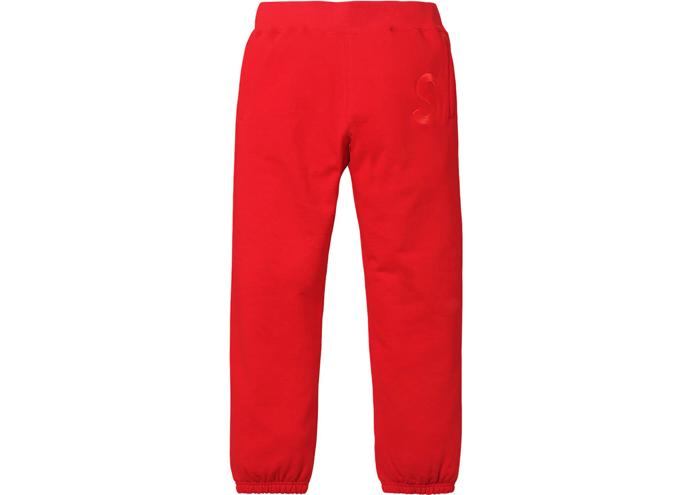 Supreme Tonal S Logo Sweatpant Red