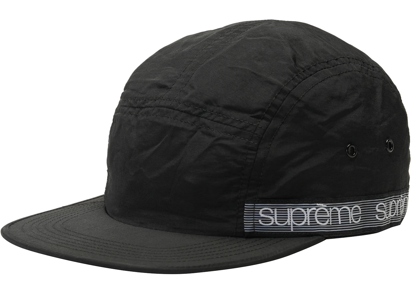 Supreme Tonal Taping Camp Cap Black