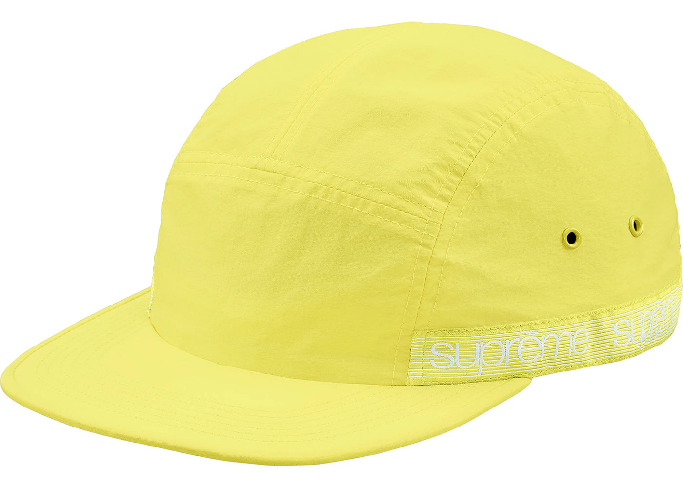 Supreme Tonal Taping Camp Cap Light Yellow