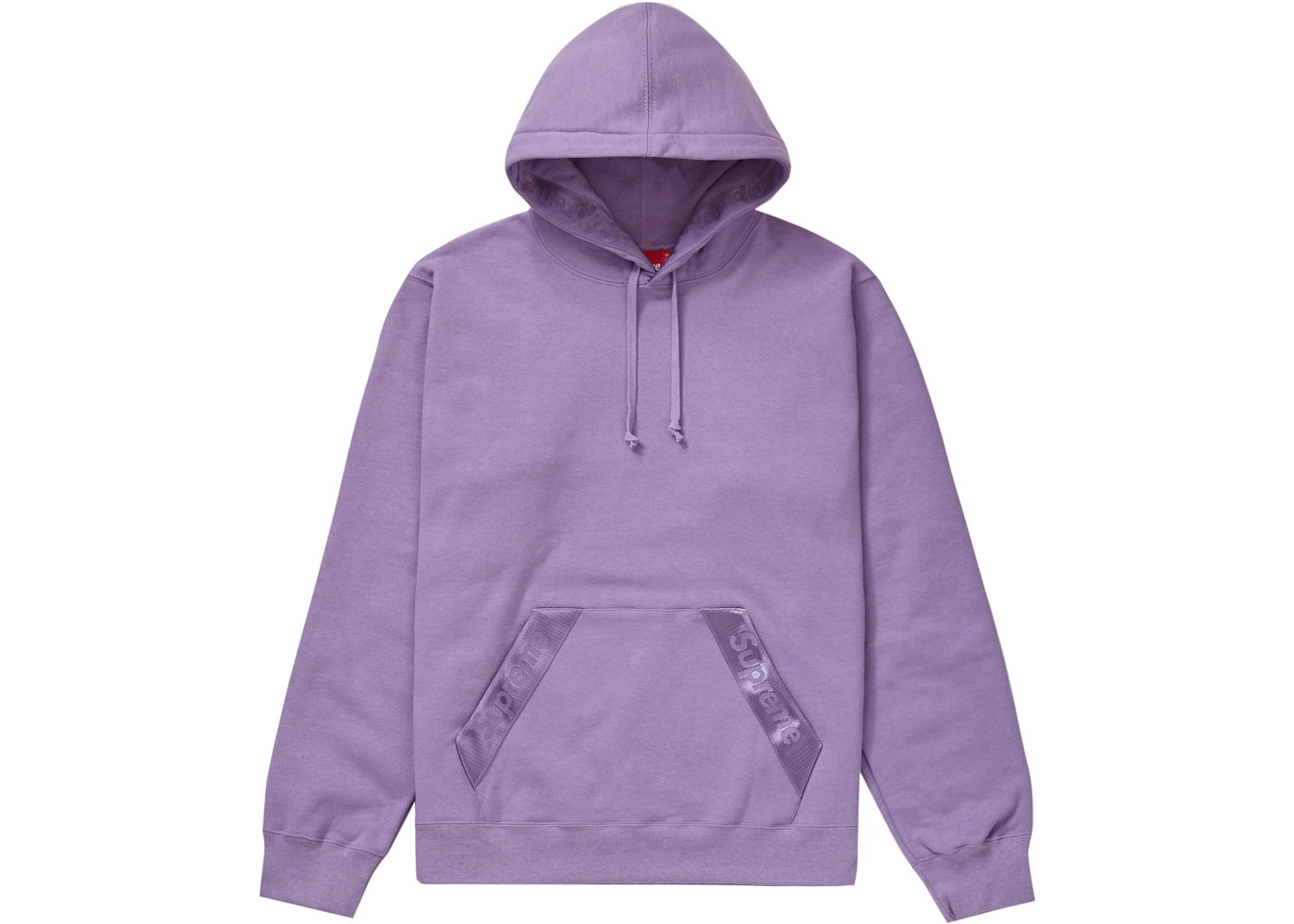 Supreme Tonal Webbing Hooded Sweatshirt Violet