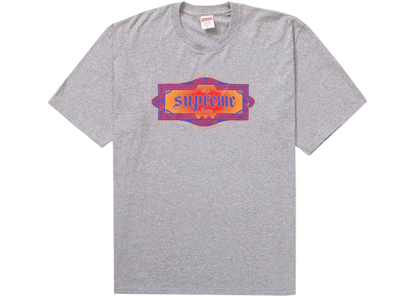 Supreme Top Shotta Tee Heather Grey