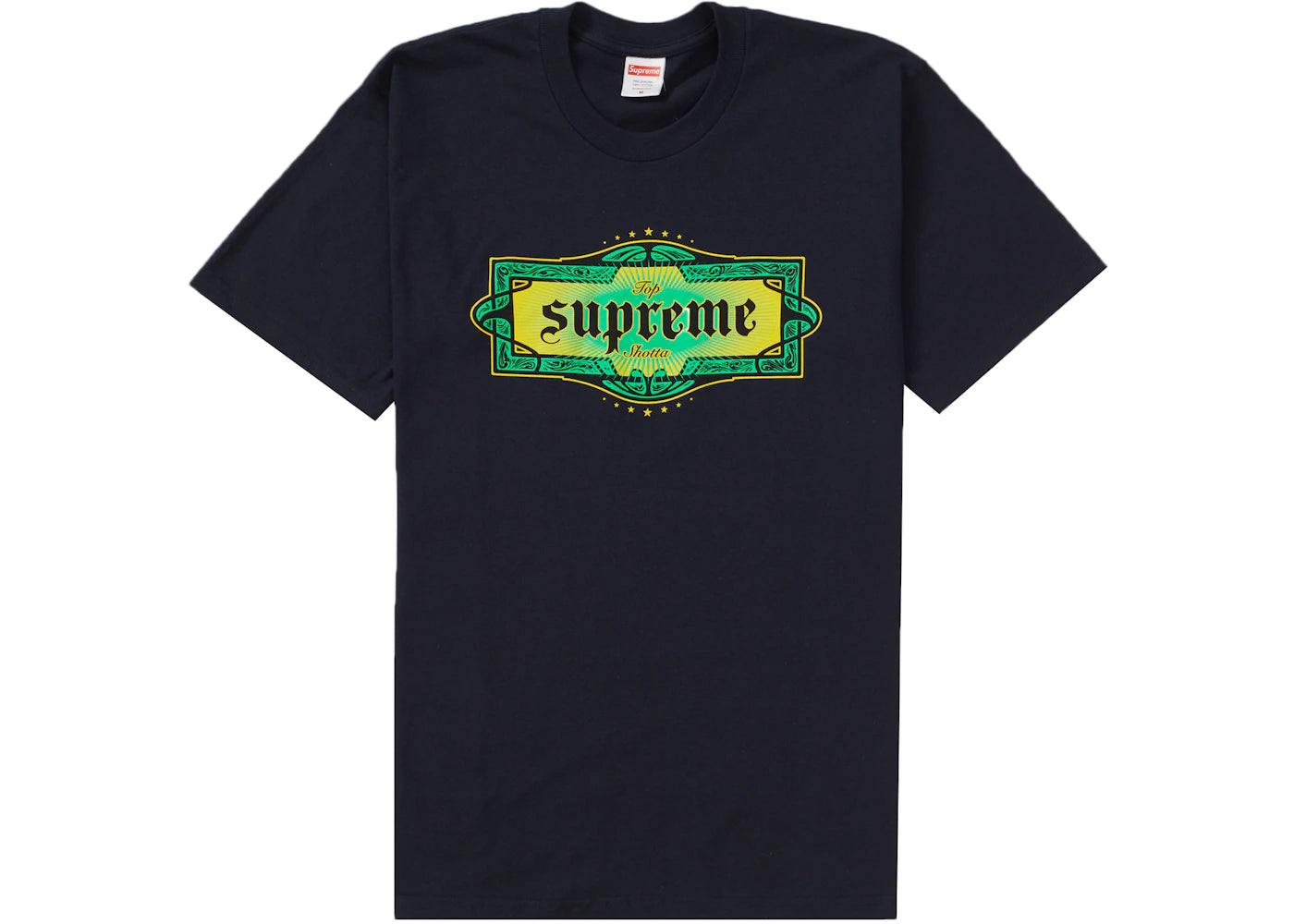 Supreme Top Shotta Tee Navy