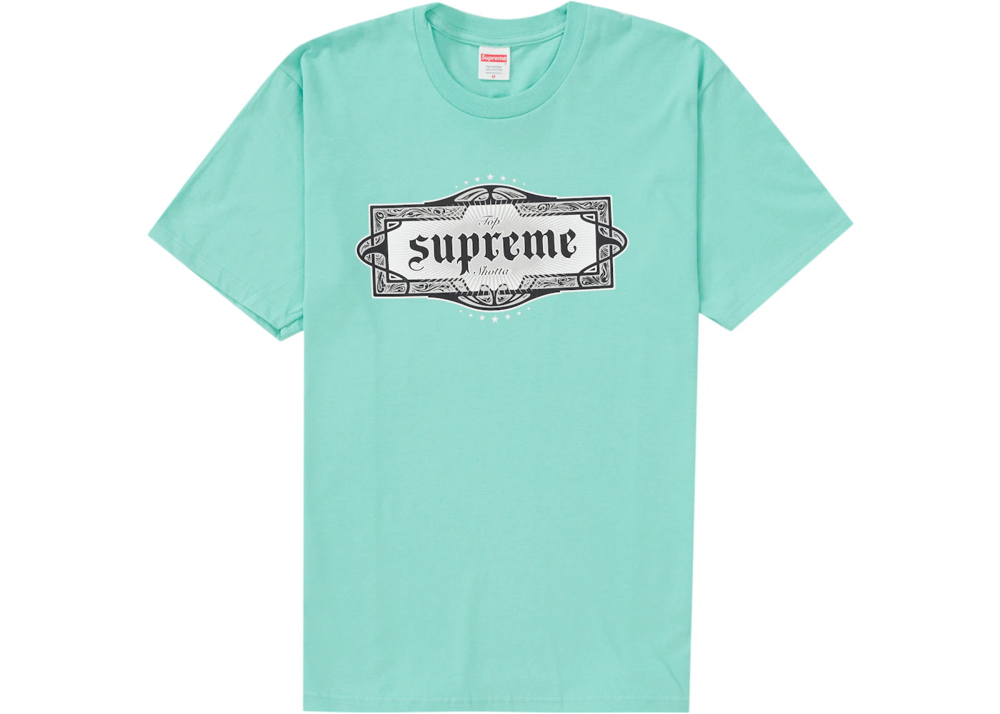 Supreme Top Shotta Tee Teal