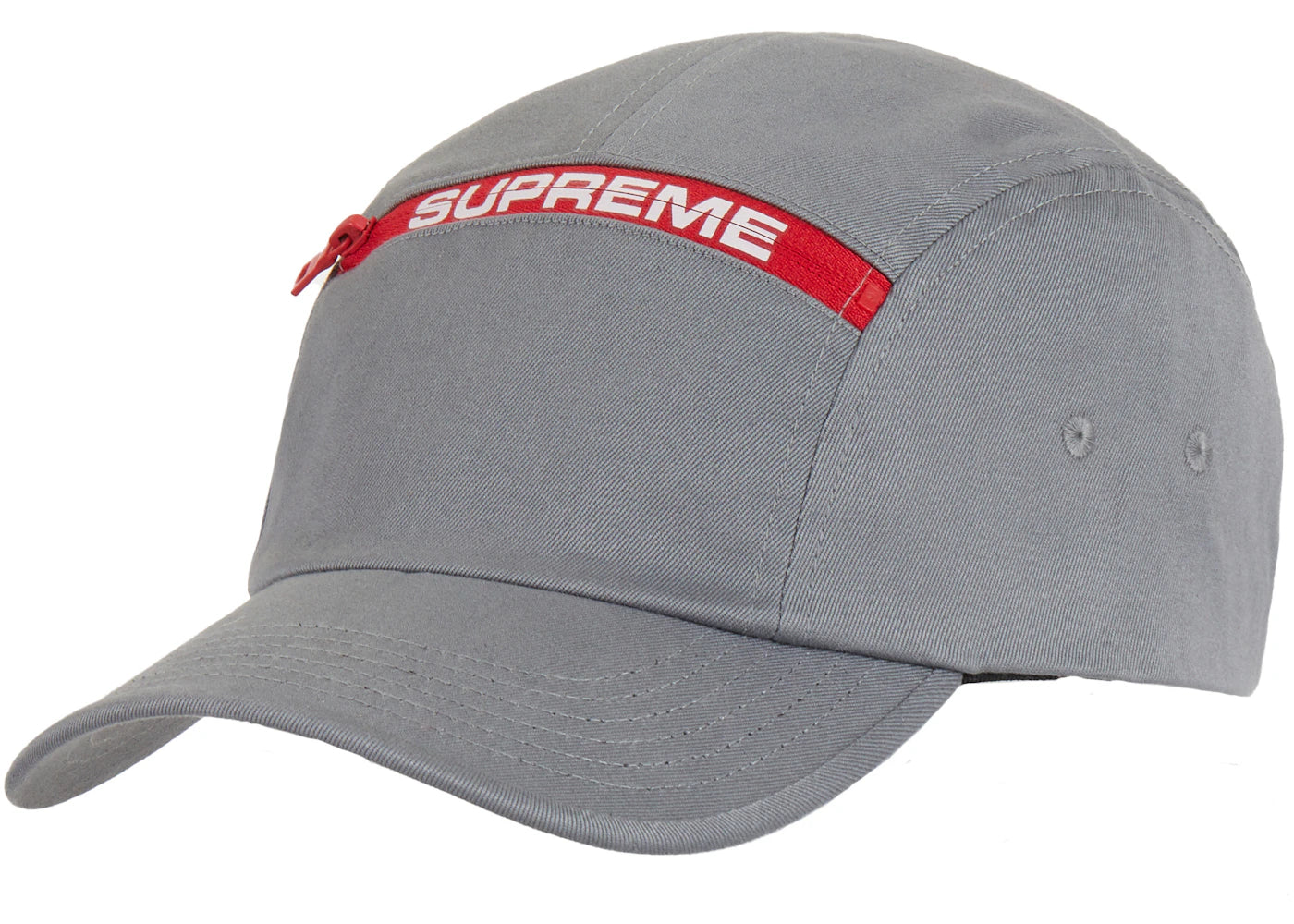 Supreme Top Zip Camp Cap Grey