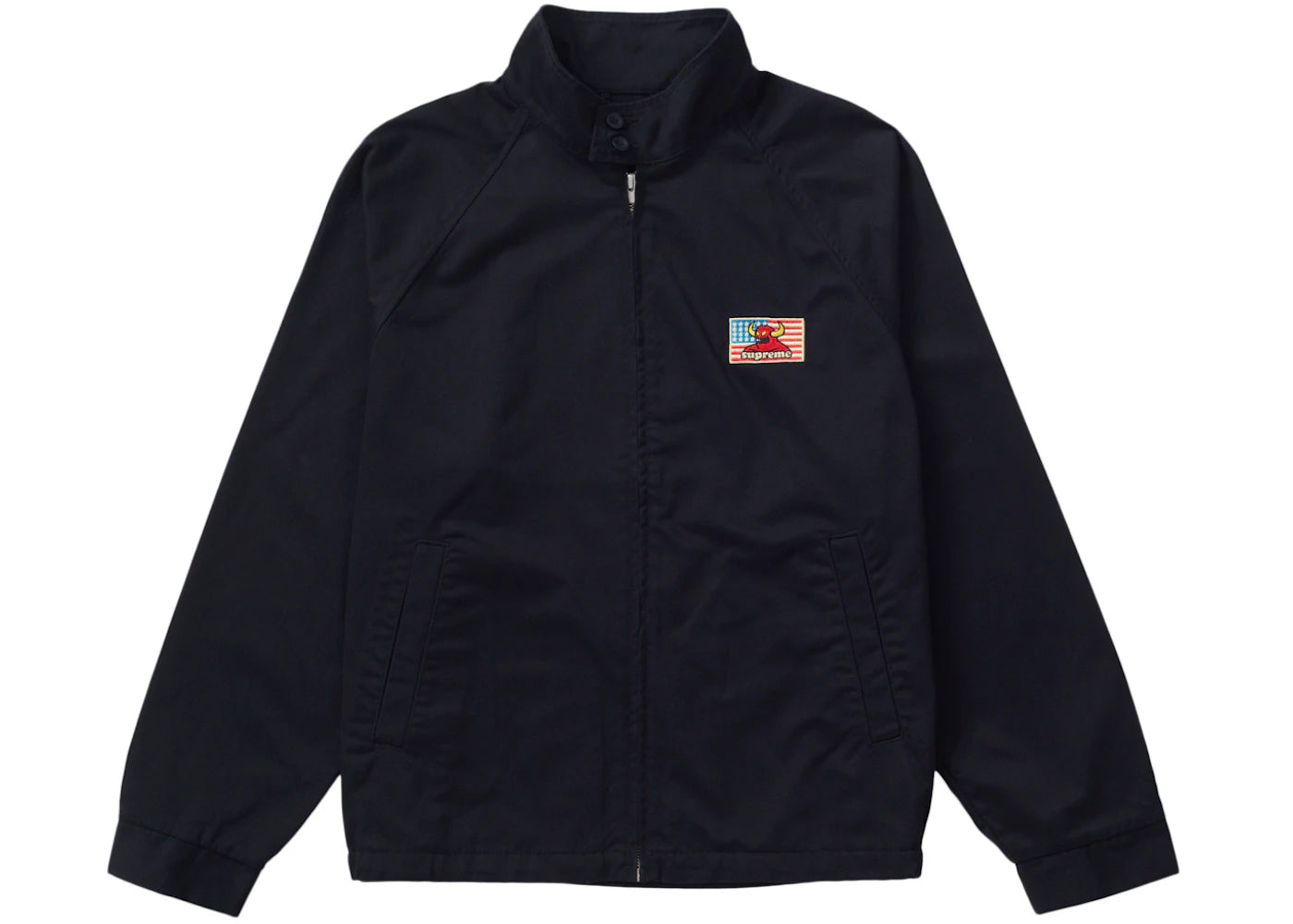 Supreme Toy Machine Harrington Jacket Black