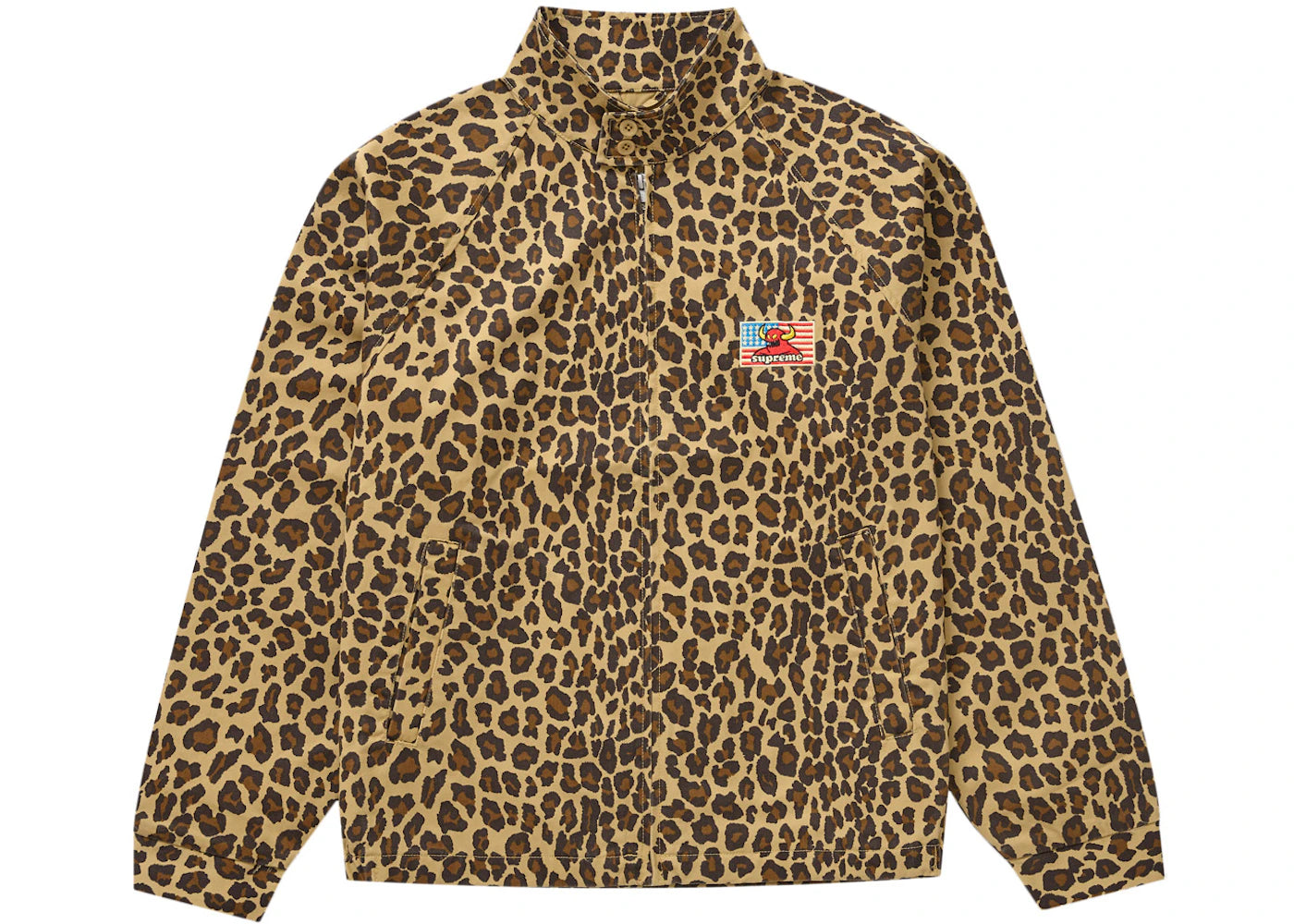 Supreme Toy Machine Harrington Jacket Leopard