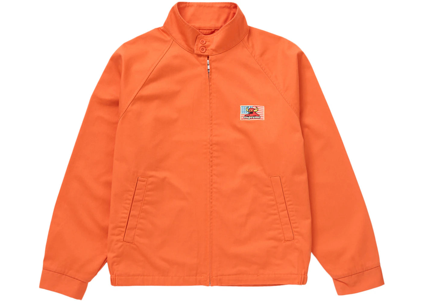 Supreme Toy Machine Harrington Jacket Bright Orange