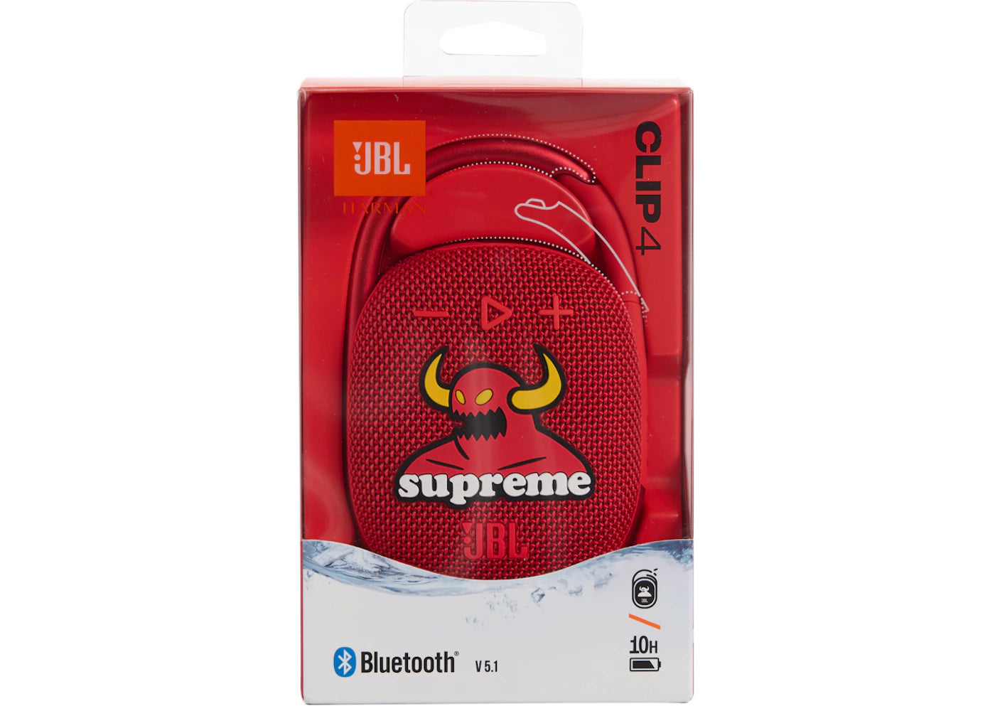 Supreme Toy Machine JBL Clip Red – Side Kicks
