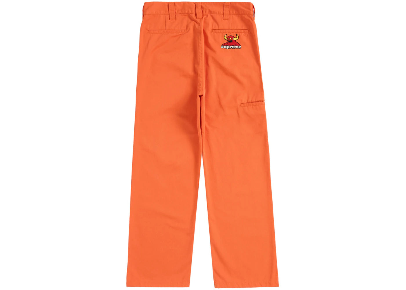 Supreme Toy Machine Work Pant Bright Orange