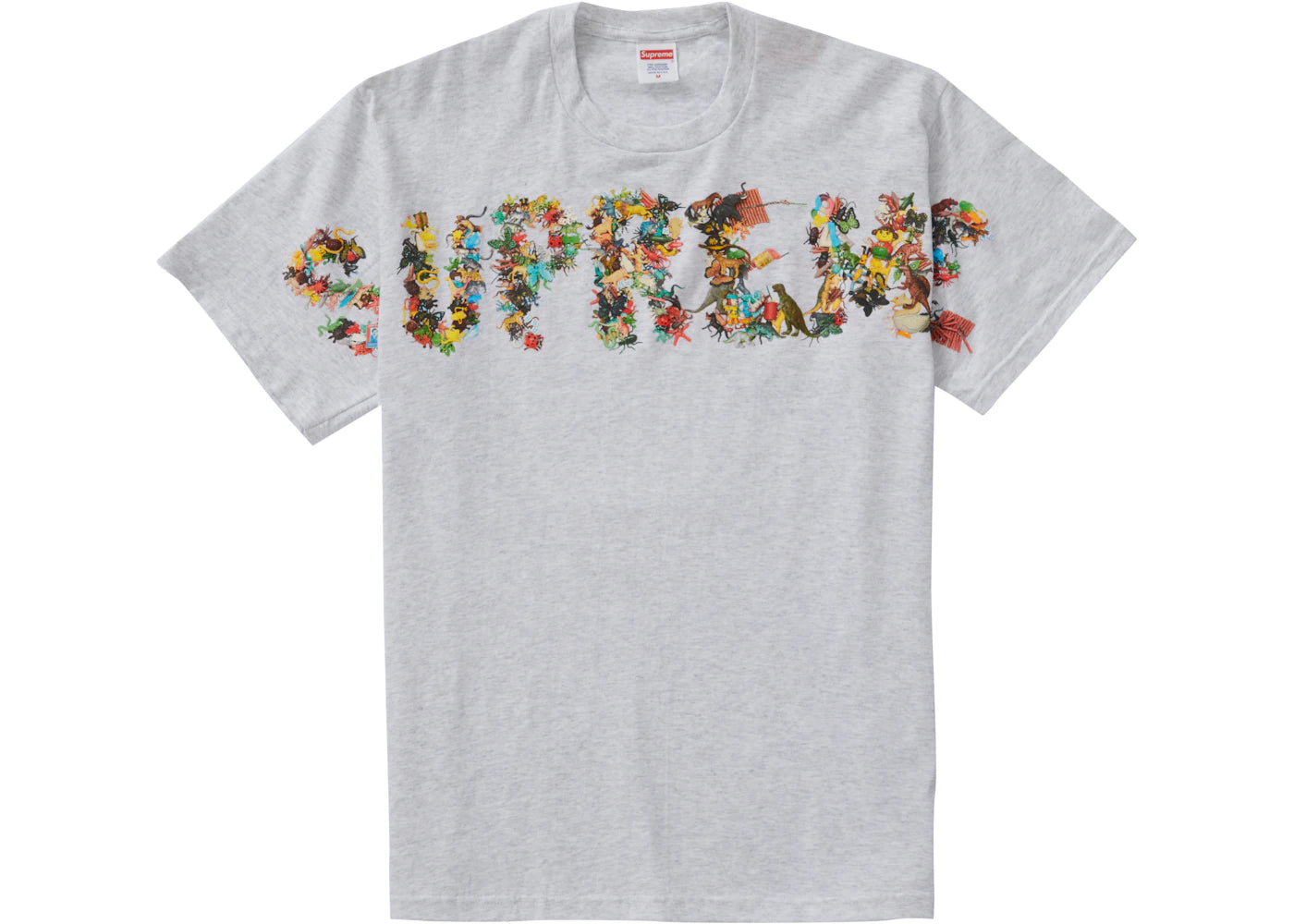 Supreme Toy Pile Tee Ash Grey
