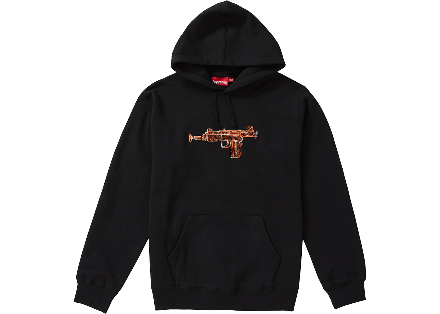 Supreme Toy Uzi Hooded Sweatshirt Black