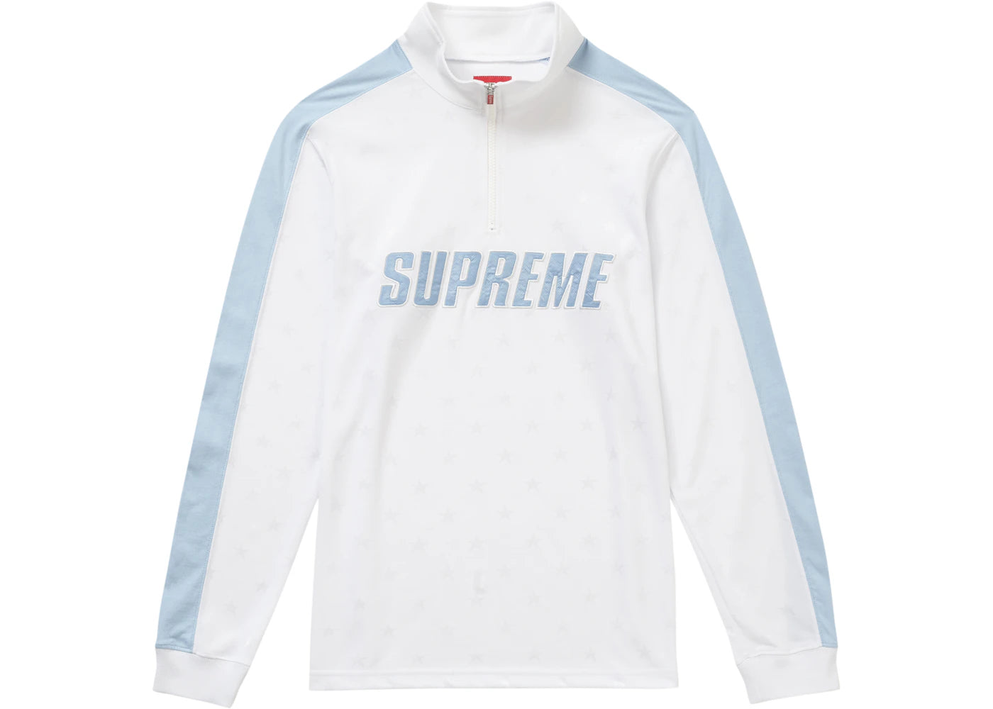 Supreme Track Half Zip Pullover White