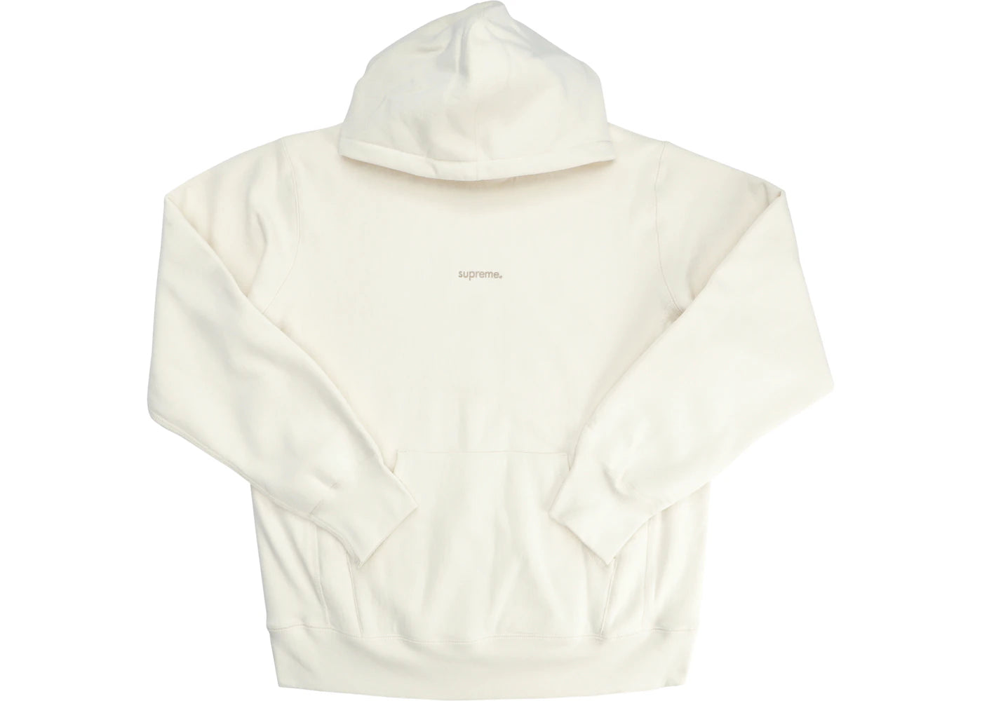 Supreme Trademark Hooded Sweatshirt Natural