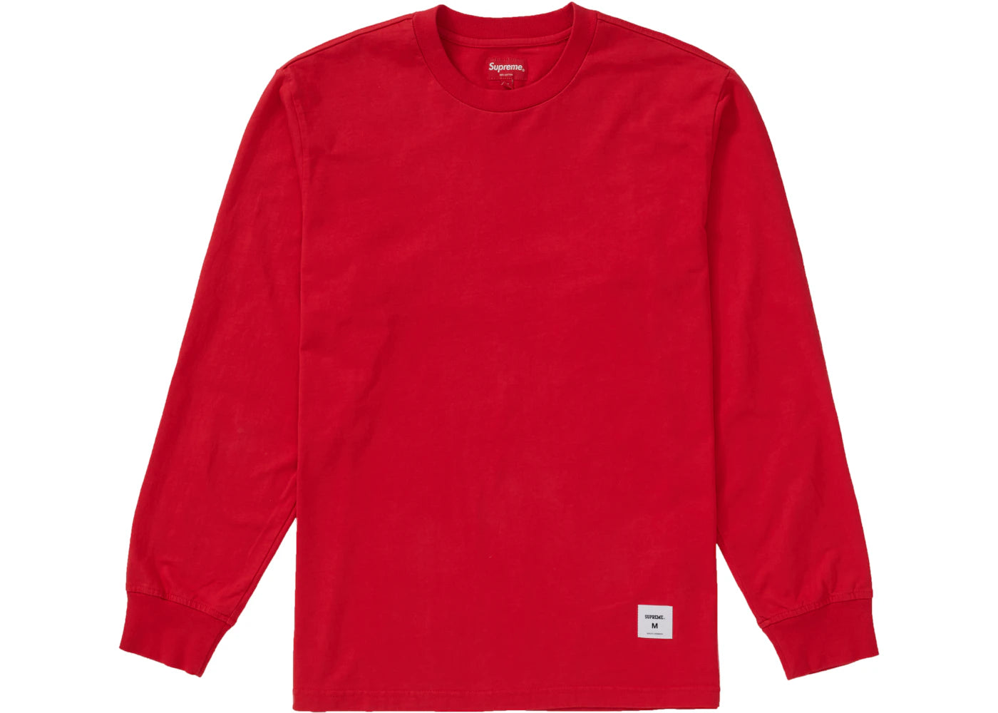 Supreme Trademark L/S Top Red