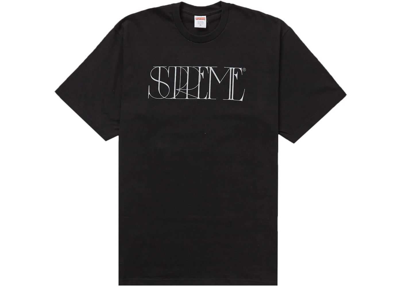 Supreme Trademark Tee Black