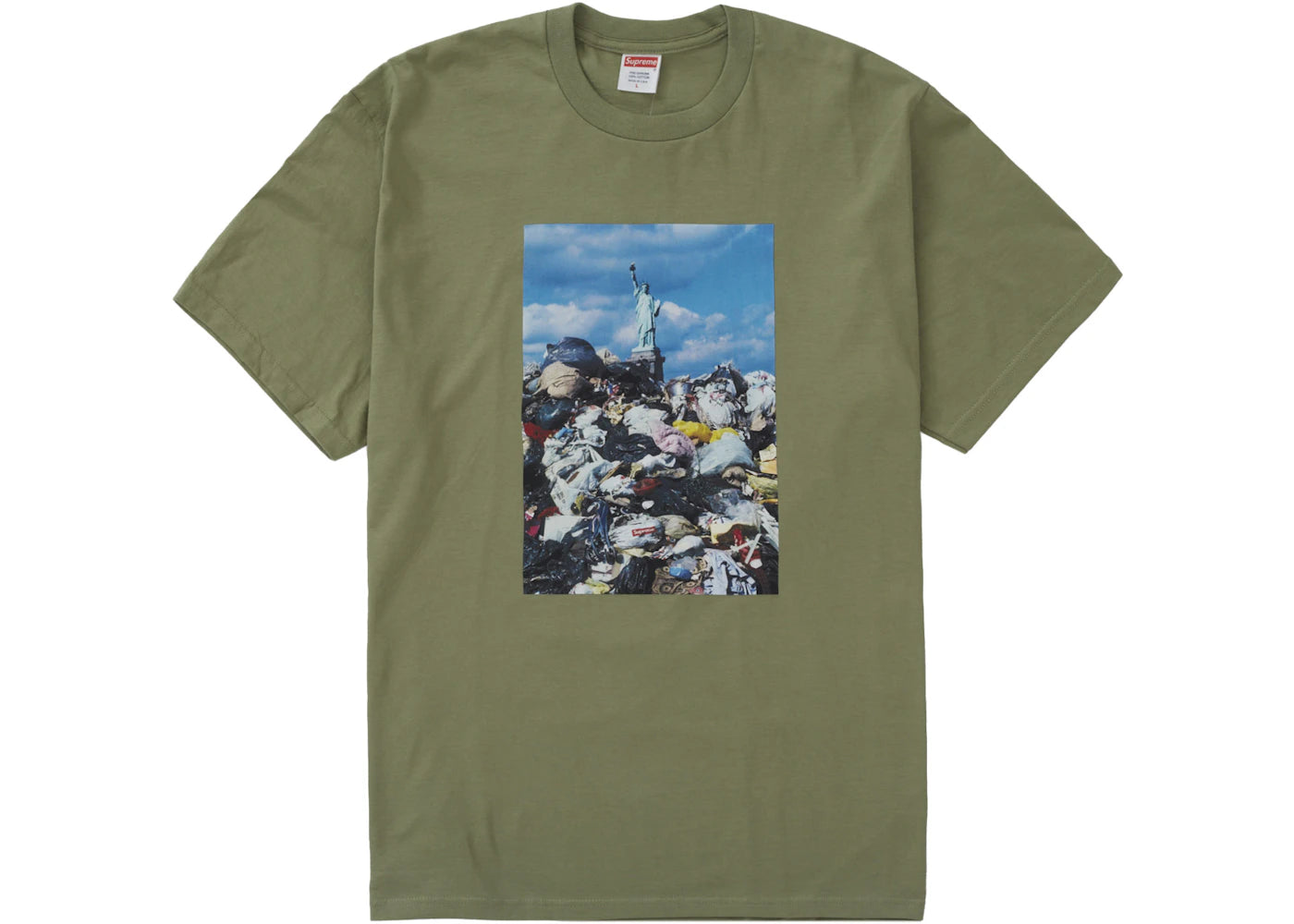 Supreme Trash Tee Light Olive