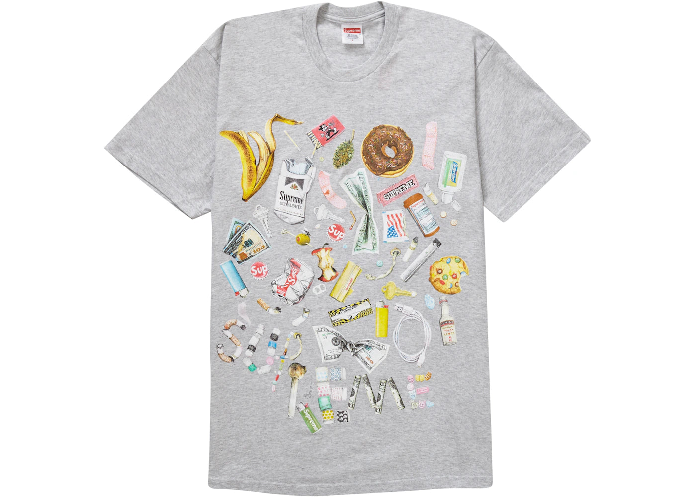 Supreme Trash Tee (SS23) Ash Grey