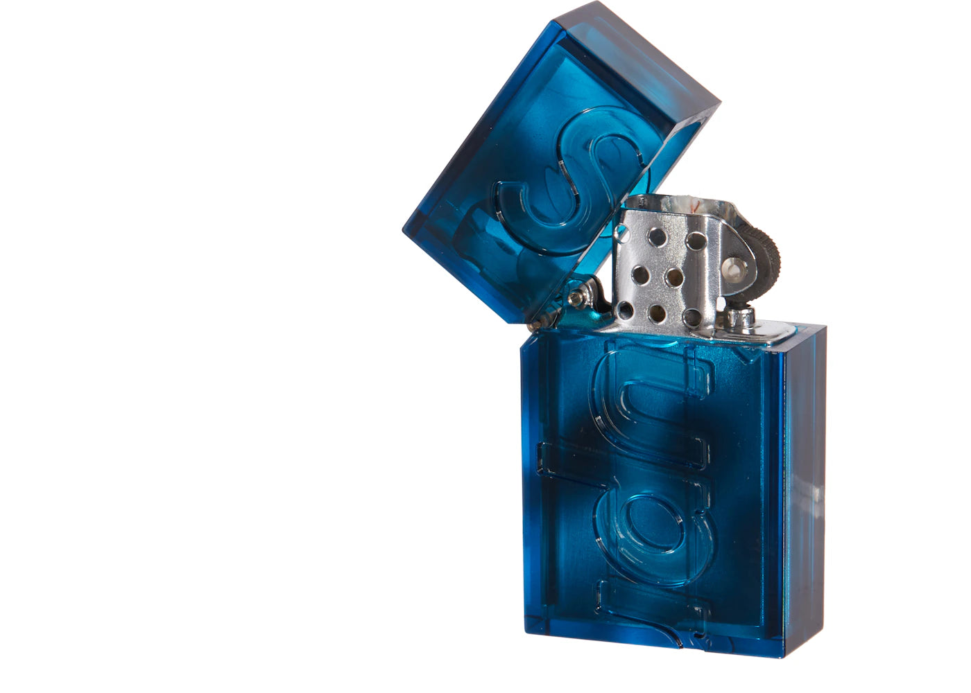 Supreme Tsubota Pearl Hard Edge Lighter (FW21) Blue