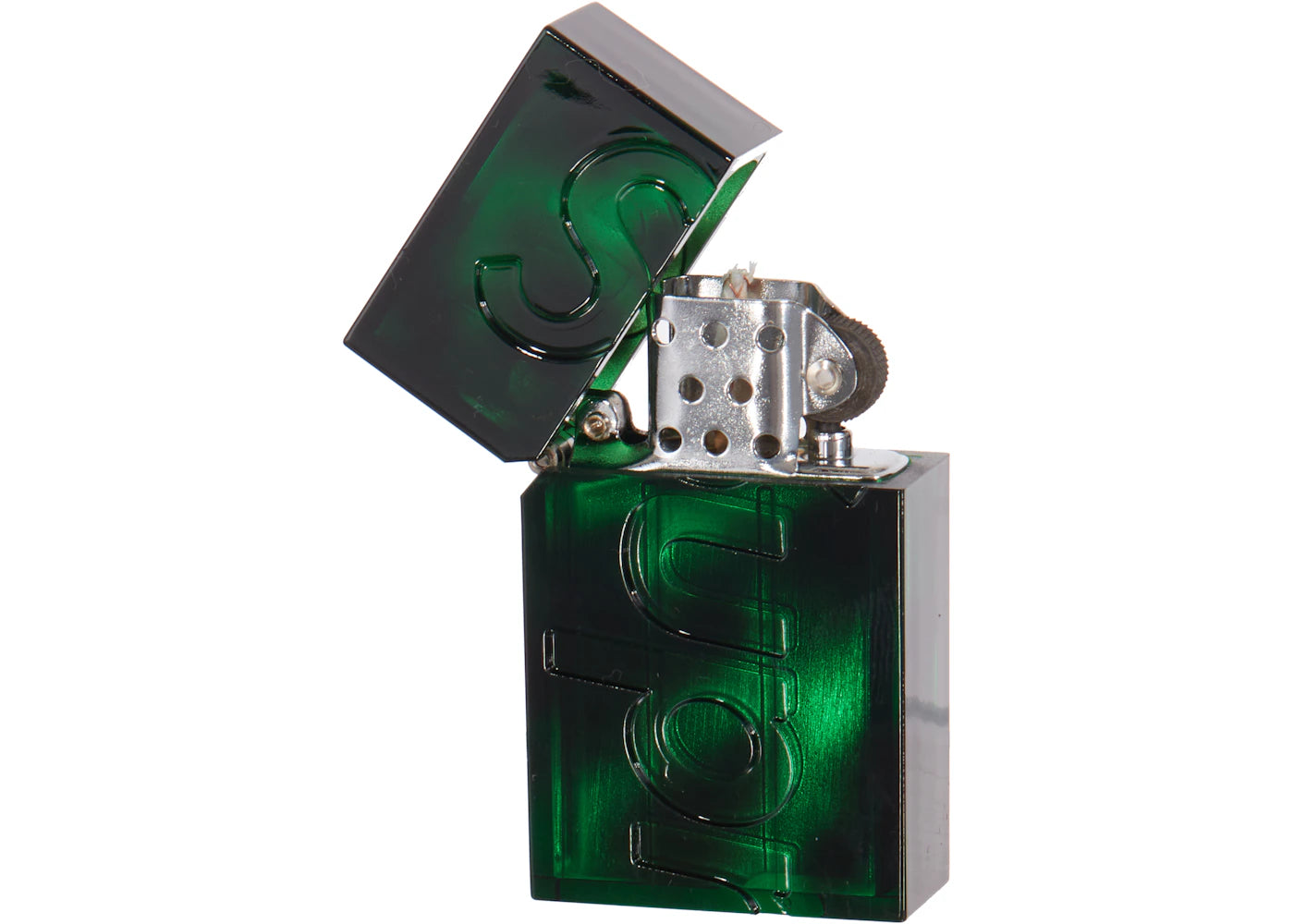 Supreme Tsubota Pearl Hard Edge Lighter (FW21) Green