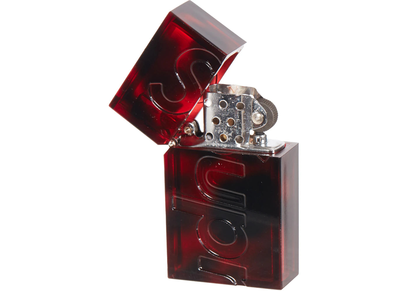 Supreme Tsubota Pearl Hard Edge Lighter (FW21) Red